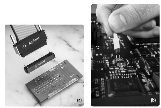 圖1. 這些照片對&ldquo;設計中包括連接&rdquo;的探頭和&ldquo;事后連接&rdquo;的探頭進行比較。