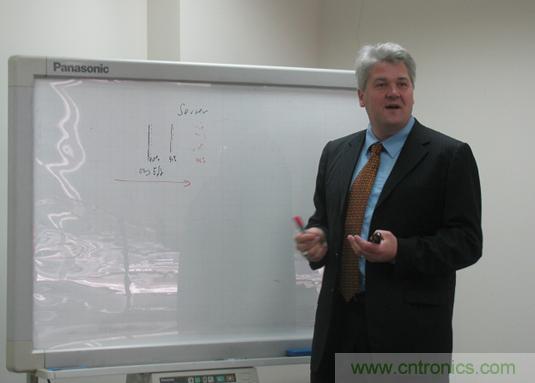 圖2:英飛凌科技奧地利有限公司全球應(yīng)用市場(chǎng)部市場(chǎng)總監(jiān)Thomas Schmidt