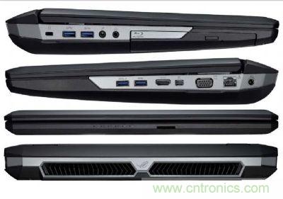 圖1：華碩新款高階筆記本電腦，預(yù)計搭載Thunderbolt高速傳輸接口