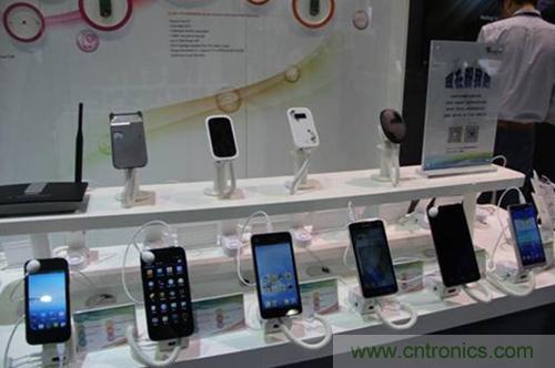 圖2：基于聯(lián)芯雙核/四核平臺的多款智能終端機型閃亮登場。