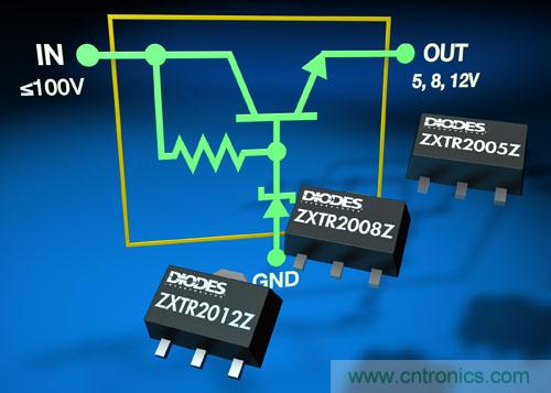  Diodes全新集成高壓穩(wěn)壓器晶體管，顯著提升功率密度和減少器件數(shù)量