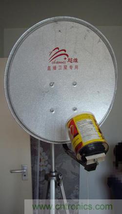 最簡單使用的天線&mdash;&mdash;罐頭天線，可做正饋大鍋饋源！ 