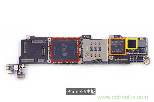 土豪金iPhone 5S拆解：內(nèi)部結(jié)構(gòu)升級(jí)，維修難度增加