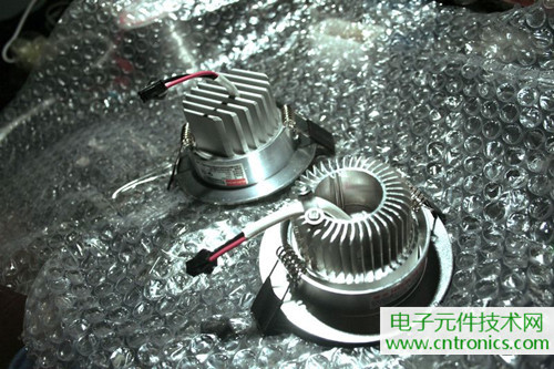 3W LED射燈拆解對(duì)比:普通版VS豪華版