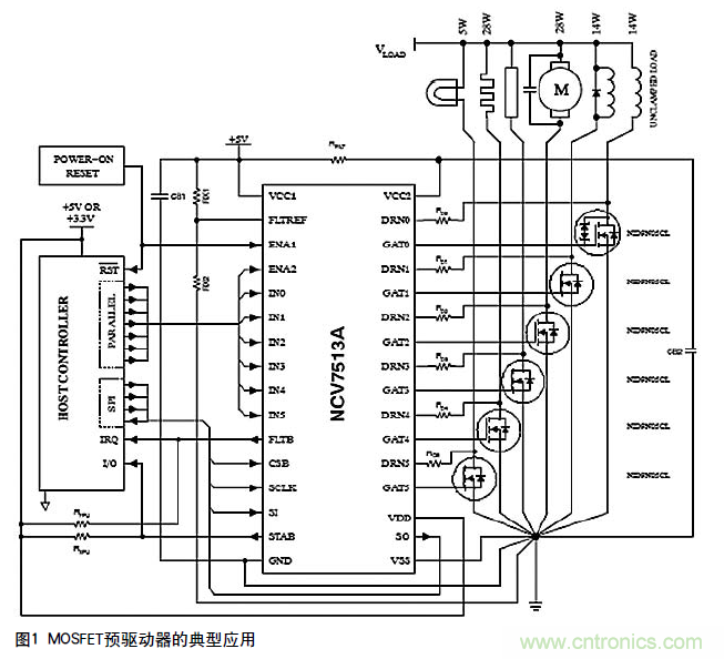 工程師分享:新型預(yù)驅(qū)動器和MOSFET控制功率負(fù)載的解決方案