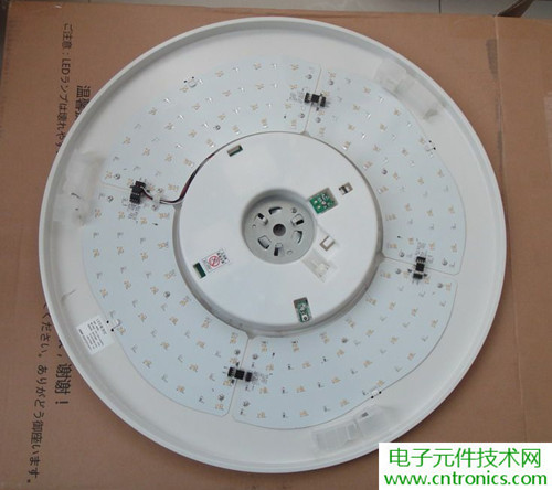 高端大氣上檔次！智能遙控調(diào)光LED吸頂燈拆解