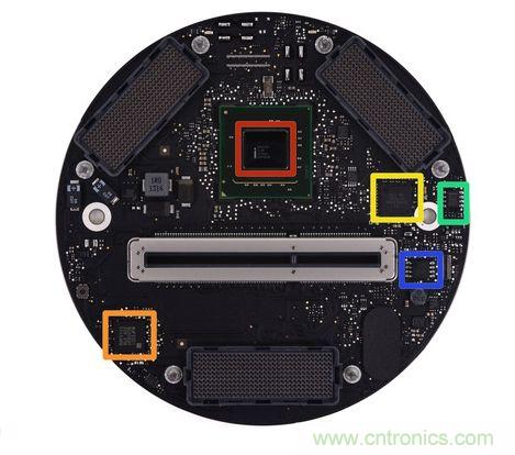 Mac Pro的主板、雙顯卡和各種I/O接口