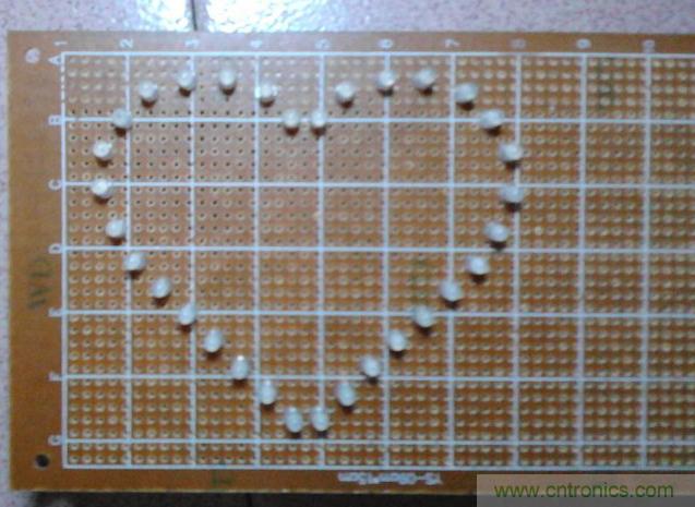 三八節(jié)將至！DIY心形LED流水燈！你們懂的~