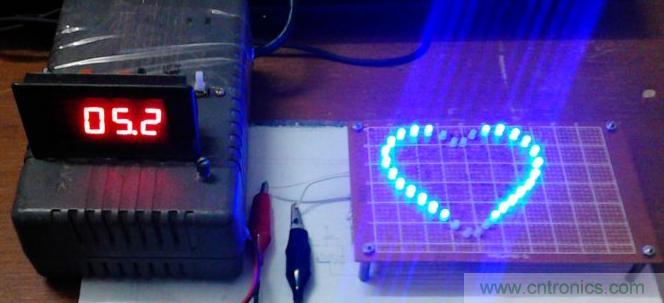 三八節(jié)將至！DIY心形LED流水燈！你們懂的~