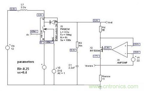 一種LED串的DCM升壓轉(zhuǎn)換器的設計