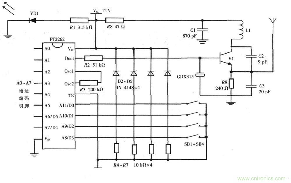 智能家居遠(yuǎn)距離照明控制的無(wú)線遙感開關(guān)系統(tǒng)設(shè)計(jì)