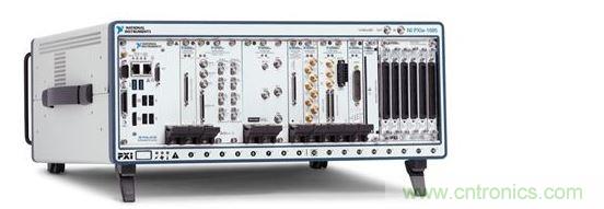 NI PXI Express機箱包含射頻分析儀和發(fā)生器、矢量網(wǎng)絡(luò)分析儀、開關(guān)、電源和嵌入式計算機