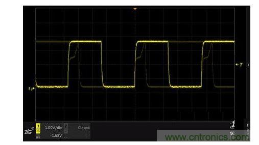 330，000wfms/s波形刷新率下觀察的波形信息