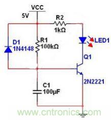 網友簡析RC延時電路