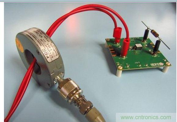 用Fischer F-33-1電流探頭進(jìn)行高頻電流的測(cè)試。