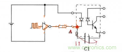 光耦電路中，限流電阻位置有什么影響？