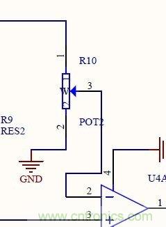 在電路中滑動阻值時，電位器的電壓會發(fā)生什么變化？