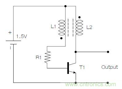 圖1：基本的焦耳小偷電路。