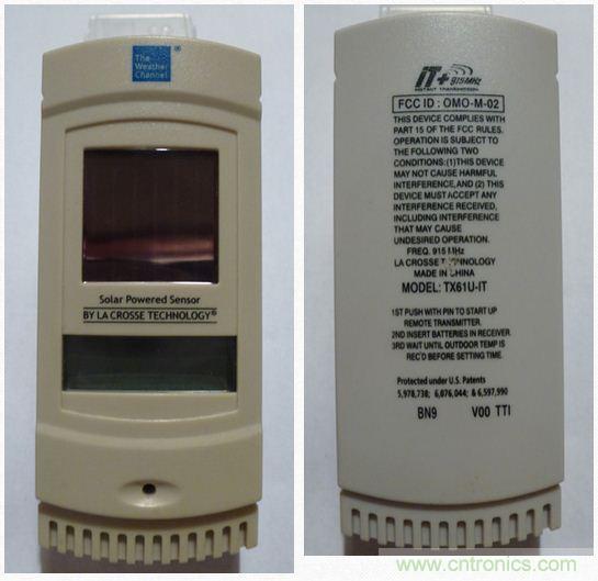 圖1：拆解前TX61U-IT的正面和背面圖片。