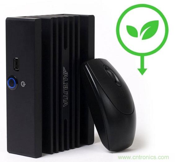 圖10：Aluetia新開發(fā)的超低耗電無(wú)風(fēng)扇小巧PC。