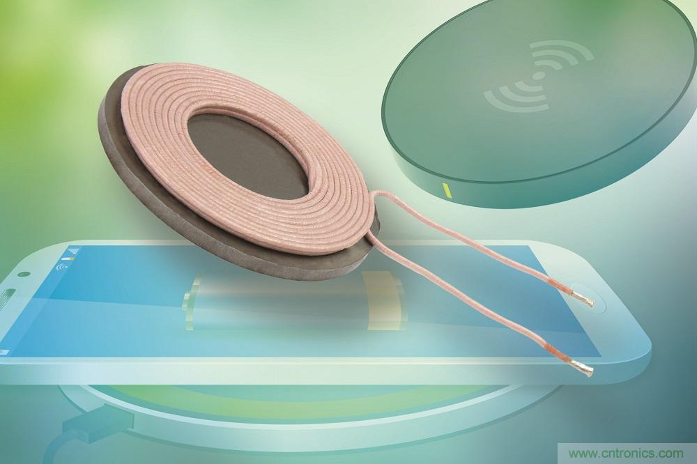 Vishay 推出通過AEC-Q200認(rèn)證的新款無(wú)線充電發(fā)射線圈,可用于Qi無(wú)線充電底座