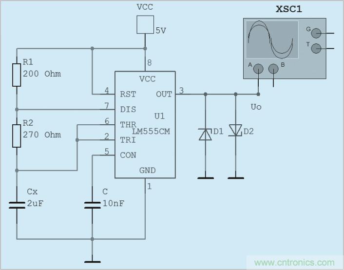 用555定時器如何設(shè)計電容測試儀？