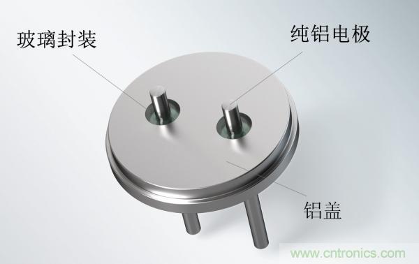 世界首創(chuàng)玻璃鋁密封端子，可大幅提升電容性能