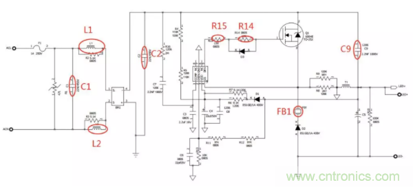 開(kāi)關(guān)電源EMI整改實(shí)際案例！