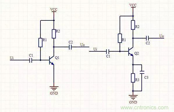 什么是共集、共基、共射放大器？如何分辨3類放大器
