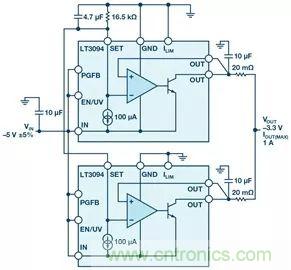 超低輸出噪聲和超高PSRR，這款負(fù)LDO穩(wěn)壓器了解一下？