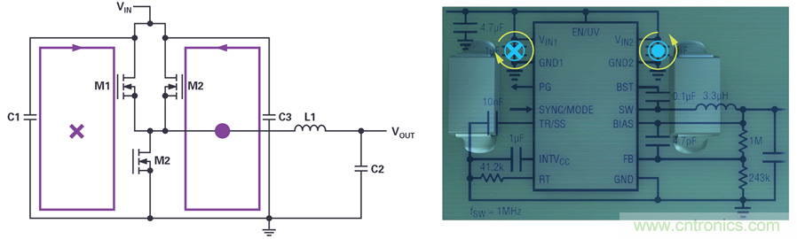 是否可以將低EMI電源安裝到擁擠的電路板上？