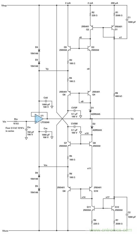 低壓變高壓，運(yùn)算放大器自舉實(shí)現(xiàn)更優(yōu)性能！