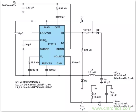這是真的嗎？采用單IC也能構(gòu)建緊湊、高效的雙極性穩(wěn)壓器？