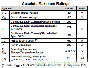看懂MOSFET數(shù)據(jù)表，第3部分&mdash;連續(xù)電流額定值