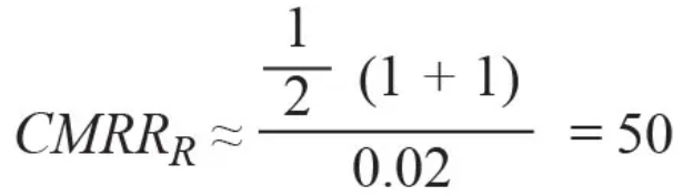 提高差分放大器的共模抑制比，電阻的選擇很關鍵