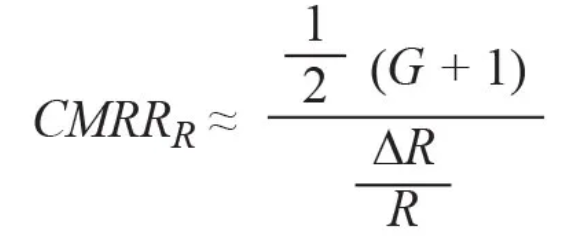 提高差分放大器的共模抑制比，電阻的選擇很關鍵