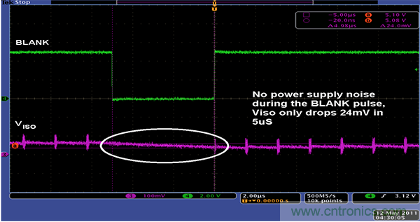 利用isoPower器件屏蔽電源，從而提高精度
