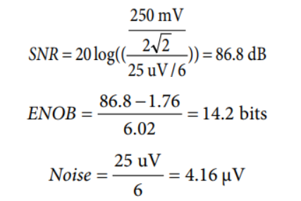 為實(shí)現(xiàn)正確信號調(diào)理的噪聲計算