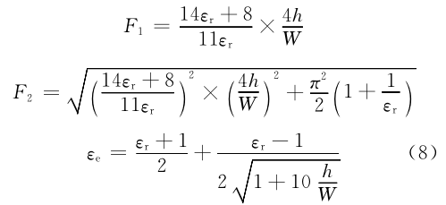 微帶線的相位補償電路物理模型分析 微帶線的相位補償電路物理模型分析