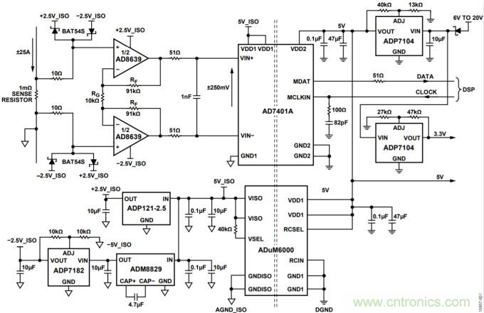 集成隔離式電源、用于太陽能光伏轉(zhuǎn)換器的完全隔離式電流檢測電路