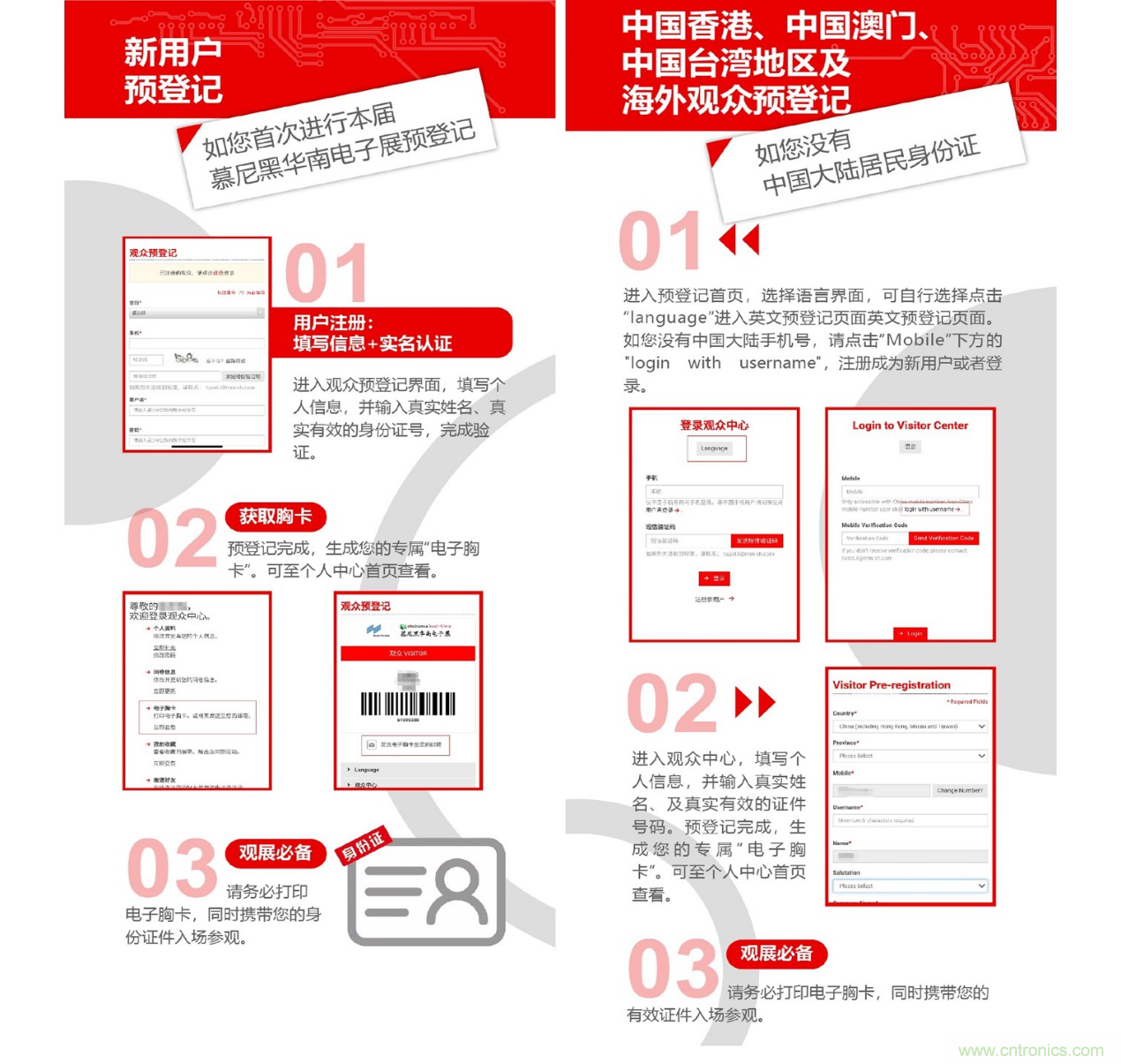 2020慕尼黑華南電子展觀眾預登記通道開啟！