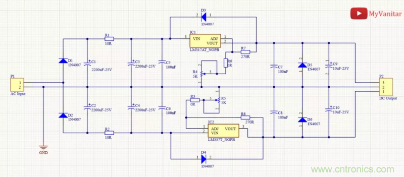 怎樣構(gòu)建可調(diào)線性AC-DC電源供用戶自由調(diào)節(jié)？