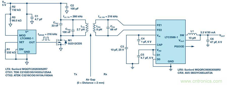 沒(méi)有電池的應(yīng)用，是否可以采用無(wú)線供電？