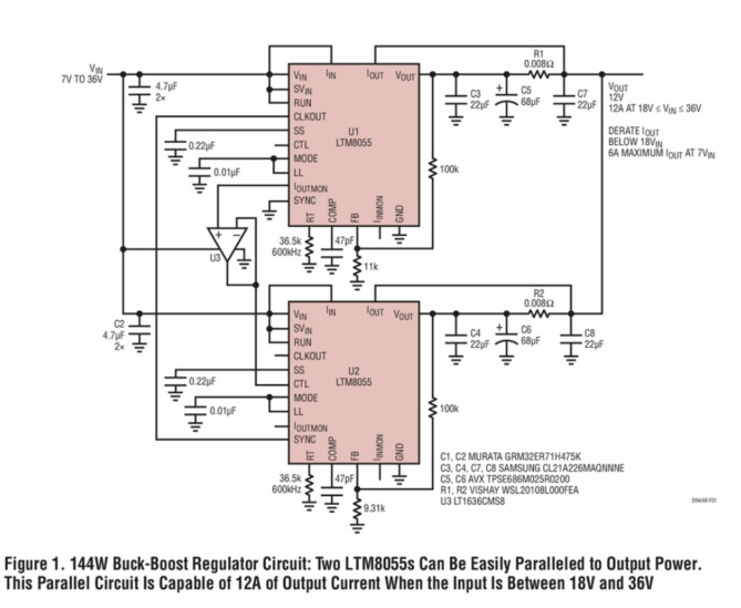 助你輕松并聯(lián)增加輸出功率，這款&mu;Module穩(wěn)壓器你愛了沒？