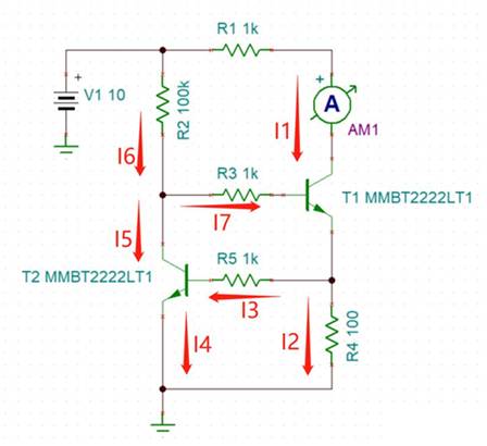 2個NPN三極管組成的恒流電路，如何工作？