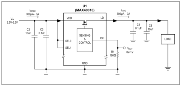 擴(kuò)大40年期電源電壓范圍，從<300uA到3A無電阻電流檢測解決方案