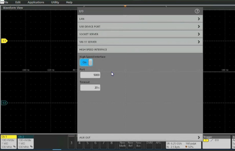 開啟TekHSI高速接口功能，加速波形數(shù)據(jù)遠(yuǎn)程傳輸