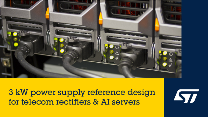 意法半導(dǎo)體碳化硅數(shù)位電源解決方案被肯微科技采用于服務(wù)器電源供應(yīng)器設(shè)計及應(yīng)用 意法半導(dǎo)體碳化硅數(shù)位電源解決方案被肯微科技采用于服務(wù)器電源供應(yīng)器設(shè)計及應(yīng)用