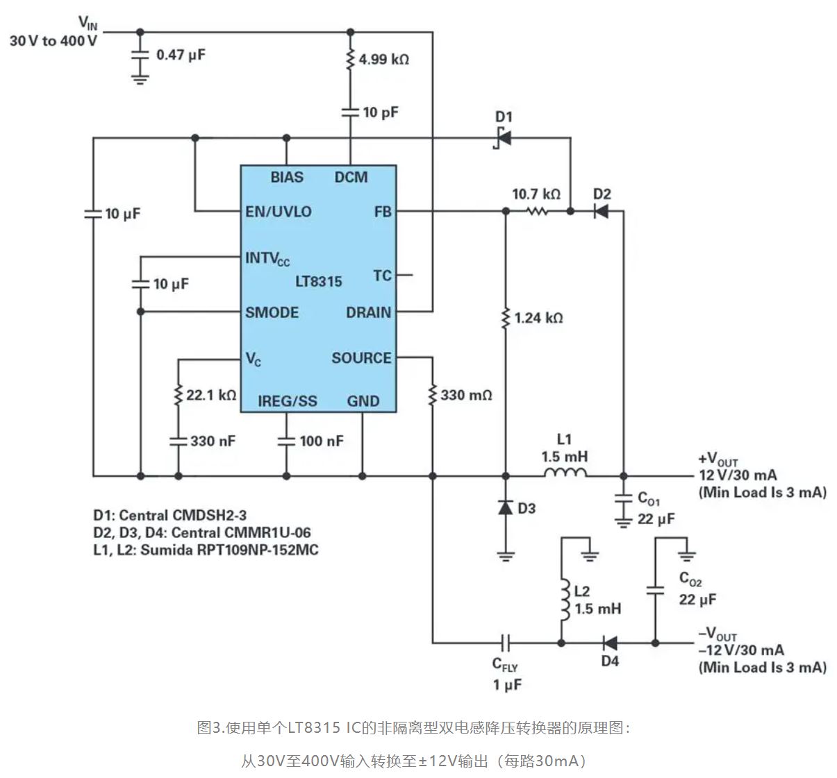單個IC也能構(gòu)建緊湊、高效的雙極性穩(wěn)壓器