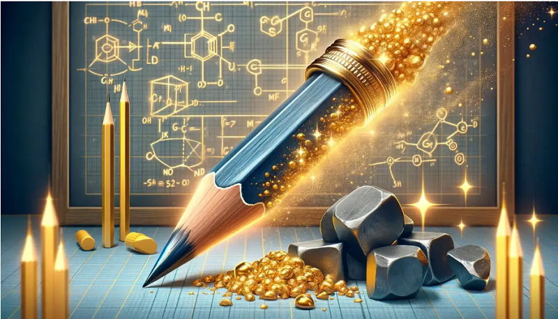 按特定順序堆疊5層石墨烯，鉛筆芯巧變電子“黃金”